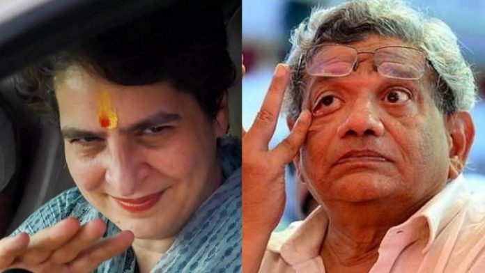 प्रियंका गाँधी, सीताराम येचुरी
