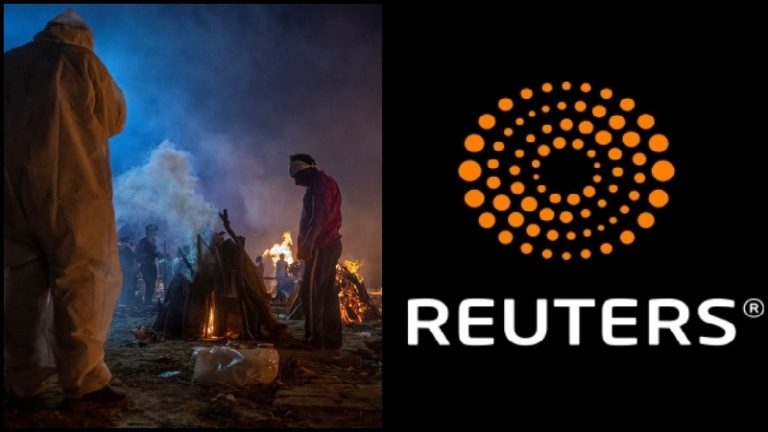 कोरोना से मौत, हिंदुओं की जलती चिताएँ: Reuters की पत्रकारिता या हिंदू-घृणा?