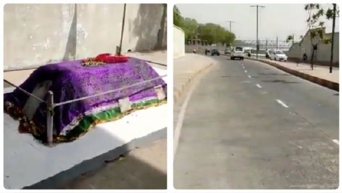 साबरमती रिवरफ्रन्ट रोड पर दरगाह