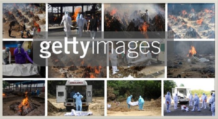 कोरोना दाह संस्कार फोटो