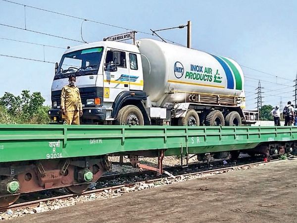 रेलवे, ऑक्सीजन