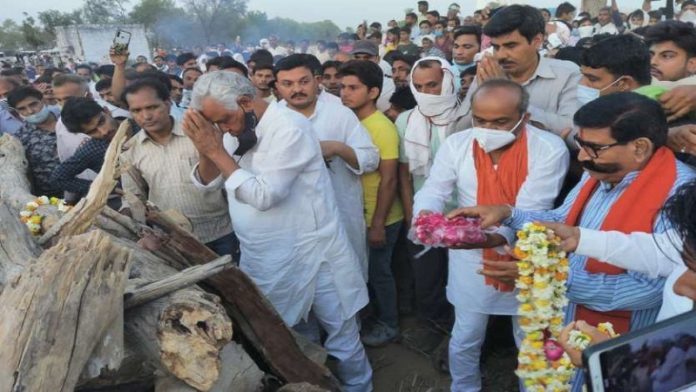 शंभू पुजारी, अंतिम संस्कार