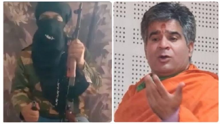 ‘Pak और जिहाद के खिलाफ बोलना बंद नहीं किया तो काट देंगे जीभ’: आतंकी ने भाजपा नेता को वीडियो जारी कर दी धमकी