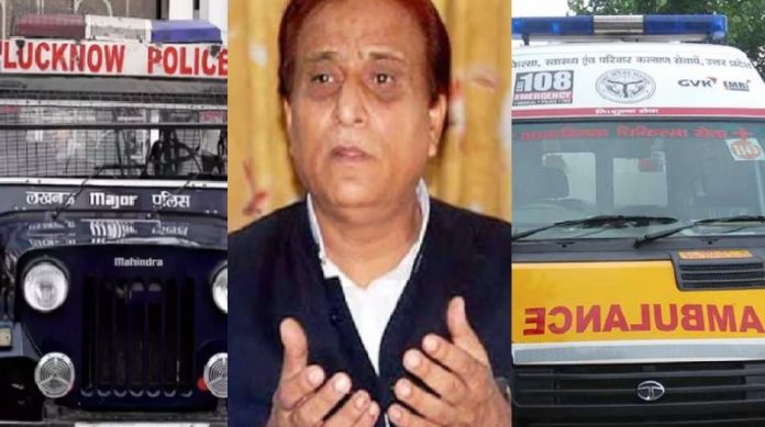 आजम खान कोरोना यूपी पुलिस