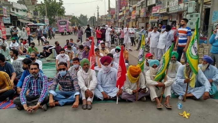 किसान, लॉकडाउन, पंजाब, प्रदर्शन