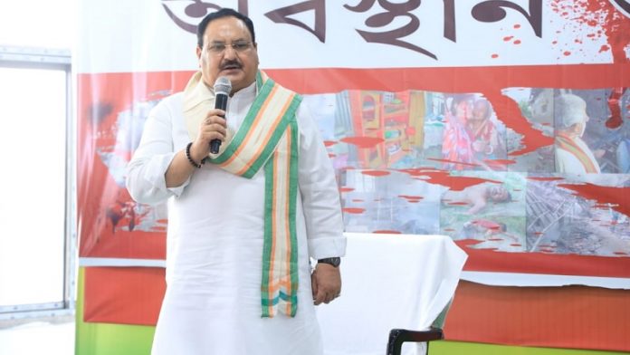 जेपी नड्डा, बंगाल हिंसा