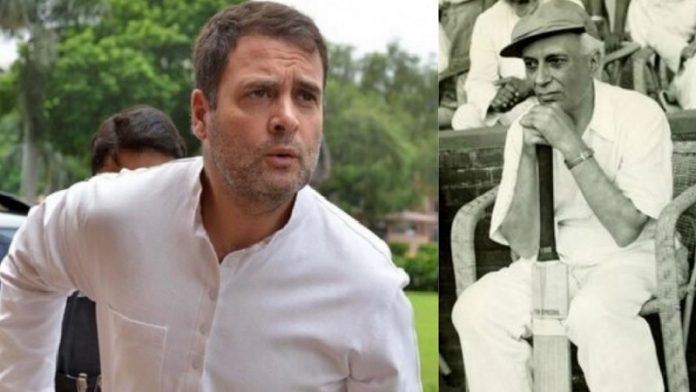 नेहरू, राहुल गाँधी