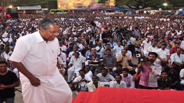 पिनराई विजयन, शपथग्रहण, केरल