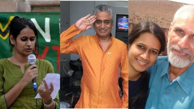 राजदीप की ‘गिद्ध पत्रकारिता’: दिल्ली दंगों की आरोपित नताशा के बचाव में उतरे, लिया उनकी पिता के मौत का सहारा