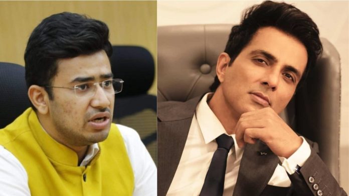 तेजस्वी सूर्या सोनू सूद