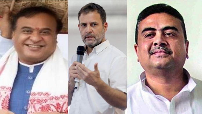 ​सरमा-राहुल-शुभेंदु