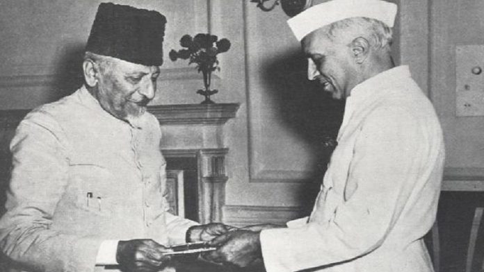 नेहरू, मौलाना आजाद