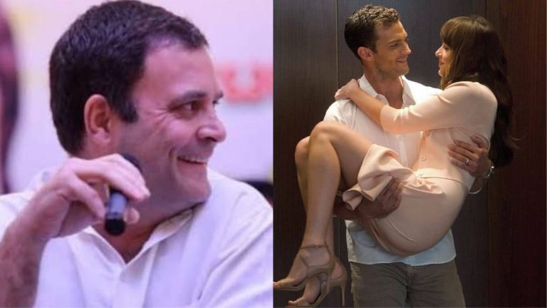 ‘मेरी माँ ने पूछा राहुल गाँधी की गर्लफ्रेंड कब बन गई’: फिफ्टी शेड्स वाली डकोटा की तस्वीर दिखा नेटिजन्स ने लिए मजे
