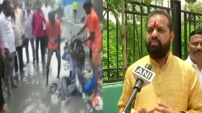 शिवसेना दिलीप लांडे कचरा