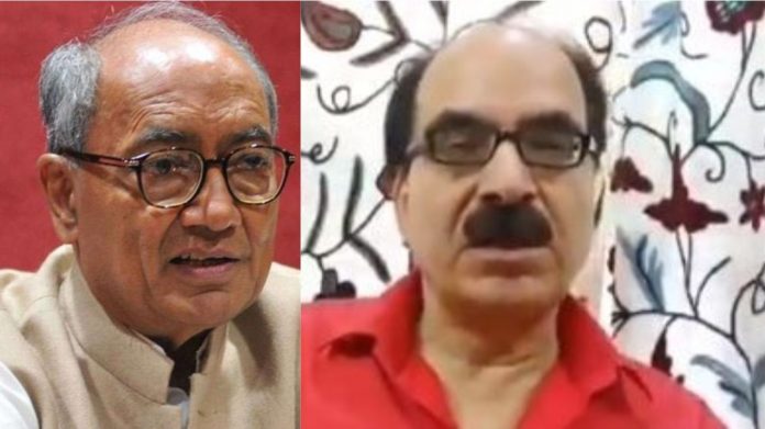कॉन्ग्रेसी नेता दिग्विजय सिंह और कश्मीरी पंडित एक्टिविस्ट डॉ अग्निशेखर