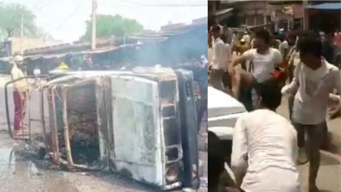 मेवात में पुलिस पर हमला