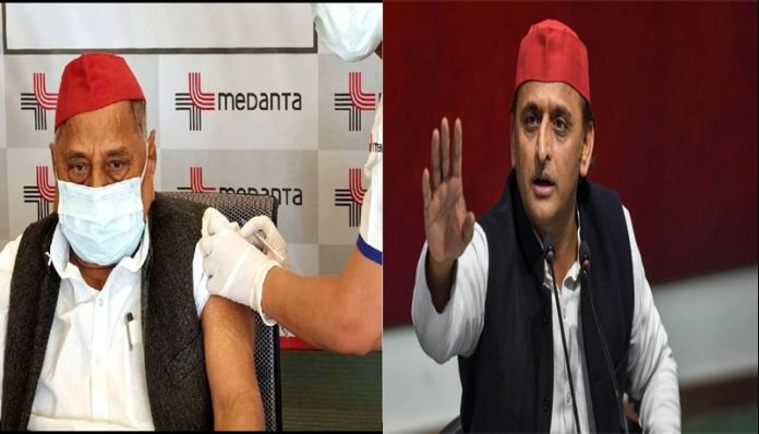 मुलायम वैक्सीन अखिलेश