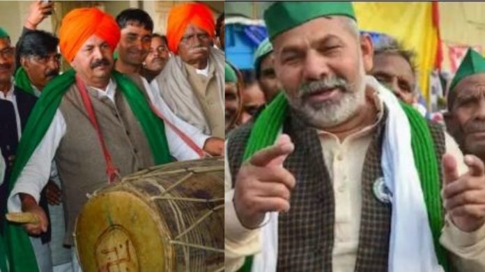 बीकेयू अध्यक्ष नरेश टिकैत और प्रवक्ता राकेश टिकैत