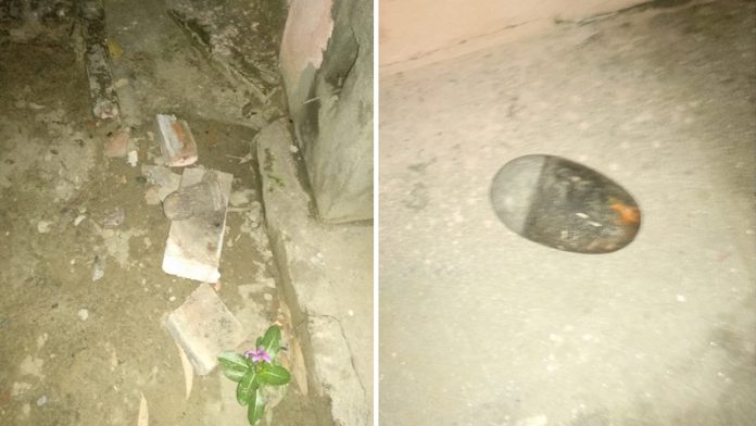 सहारनपुर में मंदिर में तोड़फोड़