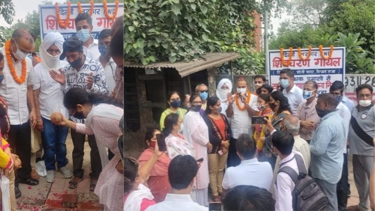 ‘अब मूत्रालय का भी फीता काट दो’: AAP का ‘स्पीडब्रेकर’ देख नेटिजन्स बोले- नारियल फोड़ने से धँस तो नहीं गया