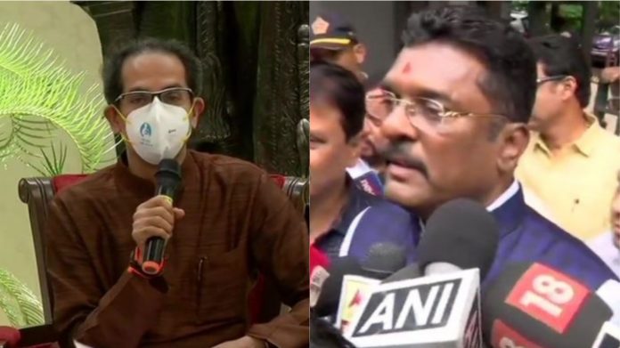 महाराष्ट्र मुख्यमंत्री उद्धव ठाकरे और प्रताप सरनाईक
