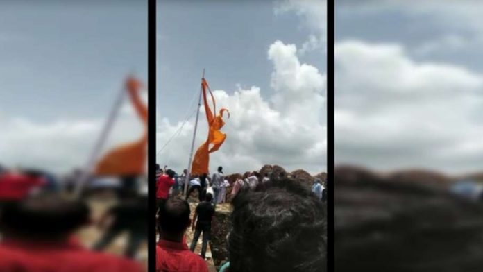 राजस्थान रामकेश मीणा भगवा ध्वज फाड़ा
