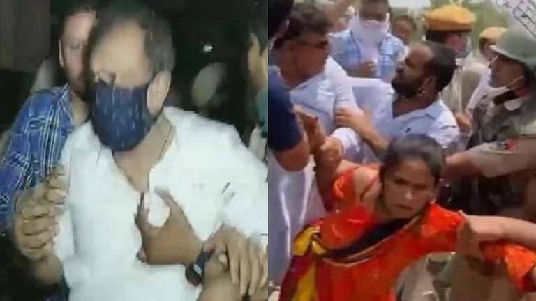 कॉन्ग्रेस राज में ‘किसानों’ को गुंडई की आजादी: राजस्थान में महिला के कपड़े उतारने की कोशिश, पंजाब में BJP नेता से मारपीट-पत्थरबाजी