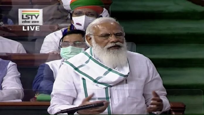 नरेंद्र मोदी, संसद, मॉनसून सत्र