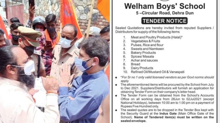 ‘हिंदू बच्चों पर थोप रहे इस्लामी तरीके से कटा माँस’: देहरादून का वेल्हम स्कूल हलाल मीट के टेंडर पर फँसा