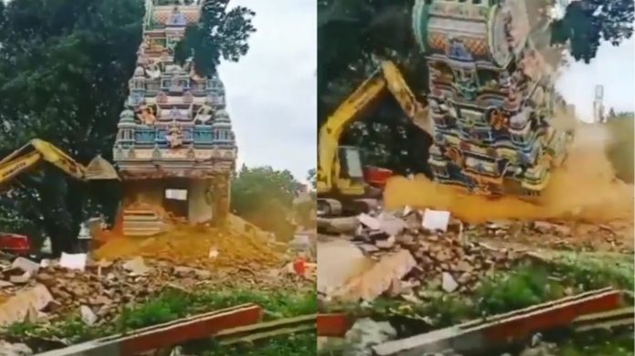 कोयंबटूर मंदिर ध्वस्त