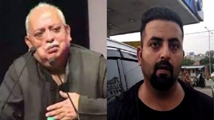 मुनव्वर राणा और उनका बेटा तबरेज राणा