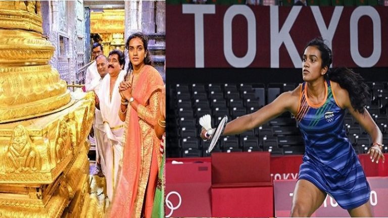 डिफेंस थी कमजोरी, अब उसी ताकत से ओलंपिक के सेमीफाइनल में पीवी सिंधु: वायरल हुई हिंदुत्व में आस्था वाली तस्वीरें