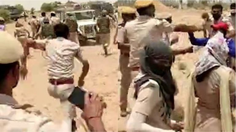 महिला सरपंच के 200 दिन के शांतिपूर्ण प्रदर्शन पर चला राजस्थान पुलिस का डंडा, कई ग्रामीण घायल