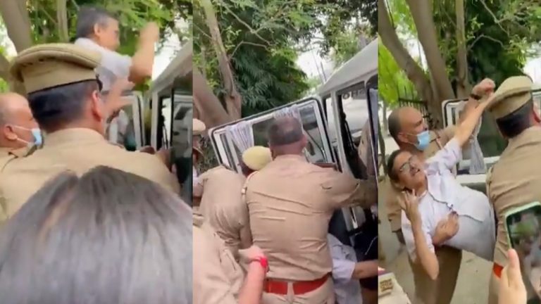 ‘मैं नहीं जाऊँगा…’: पूर्व IPS अमिताभ ठाकुर को गाड़ी में बिठा रही थी लखनऊ पुलिस, हुआ खूब ड्रामा; देखिए Video