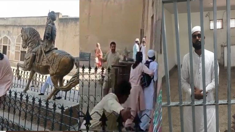 लाहौर में महाराजा रणजीत सिंह की प्रतिमा फिर तोड़ी, रिजवान ने ‘या अली’ के नारे लगाते दिया अंजाम: देखें Video