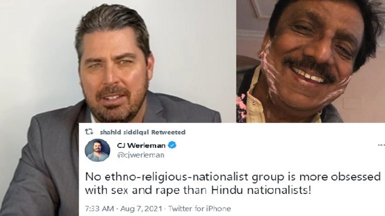 ‘रेप-सेक्स को लेकर हिन्दू राष्ट्रवादी सबसे ज्यादा जुनूनी’: पूर्व कॉन्ग्रेसी सांसद शाहिद सिद्दीकी ने दिखाई हिन्दू घृणा, विदेशी लेखक का ट्वीट