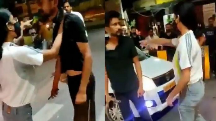लड़की, लखनऊ, पीटा, ट्रैफिक
