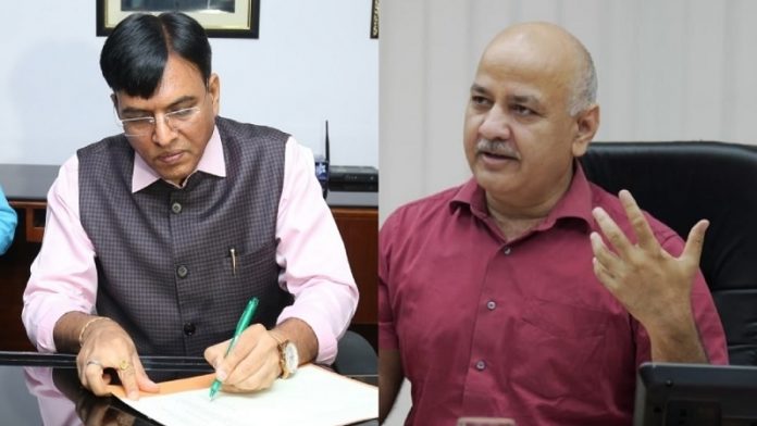 मनसुख मांडविया, मनीष सिसोदिया