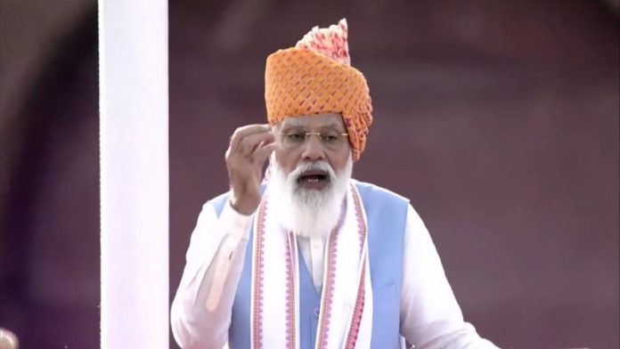 नरेंद्र मोदी, स्वतंत्रता दिवस