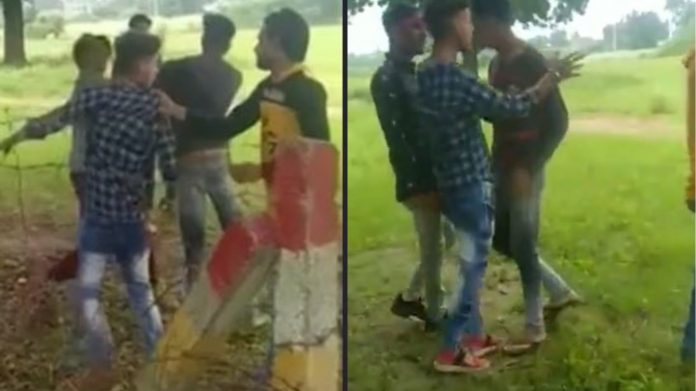 रंगदारी, युवक की पिटाई, वीडियो वायरल