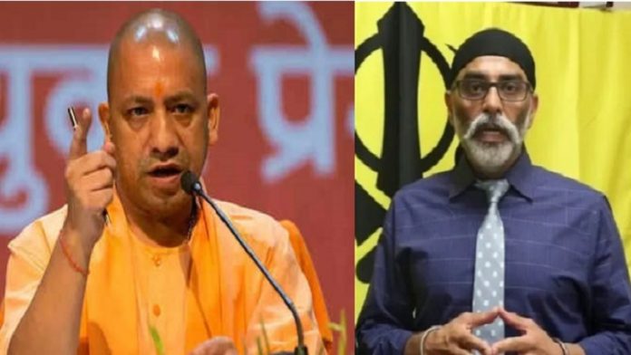 खालिस्तान समर्थक SFJ की UP के CM योगी आदित्यनाथ को धमकी