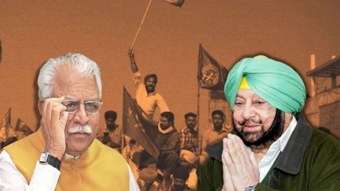 मनोहर लाल खट्टर, अमरिंदर सिंह