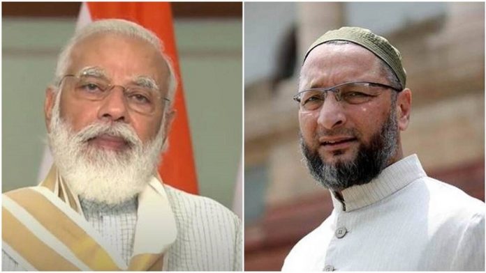 ओवैसी-मोदी
