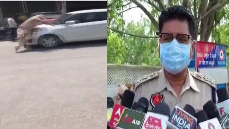 ‘गाड़ी पर किसान एकता जिंदाबाद का झंडा?’: पंजाब में अराजक कार सवार ने पुलिसकर्मी को टक्कर मार दूर तक घसीटा: VIDEO वायरल