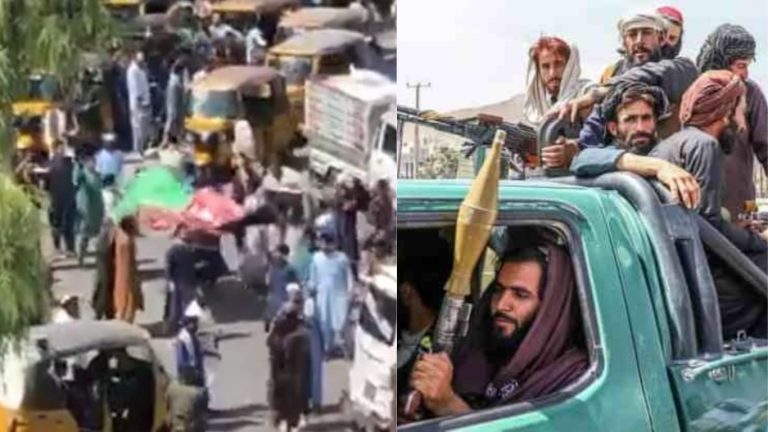 अफगानी झंडा लहराने की माँग को लेकर जलालाबाद में सड़कों पर उतरे लोग, तालिबान ने गोलियों से भूना