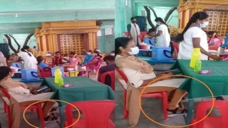 ईसाई डॉक्टर हिंदू मंदिर के अंदर जूते पहनकर घुसी, कहा- ‘ऐसा कोई बोर्ड नहीं, जो मंदिर के अंदर जूते पहनने से रोके’