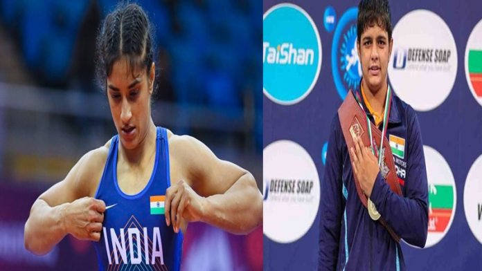 विनेश फोगाट सोनम मलिक