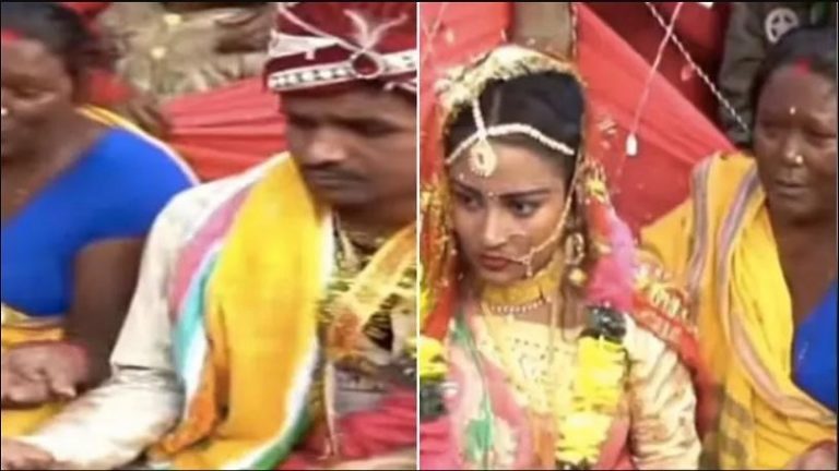ऊं… ऊं… अपनी ही दुल्हन से थप्पड़ खाकर भी सिर्फ ऊं… ऊं… ही बोल पाया… क्योंकि गुटखा चबा रहा था, वीडियो वायरल