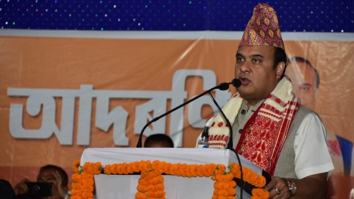 हिमंता बिस्वा सरमा, अतिक्रमण, असम