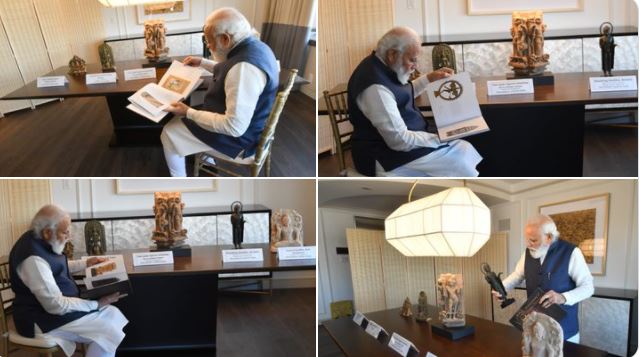 पीएम मोदी, अमेरिका, कलाकृतियाँ